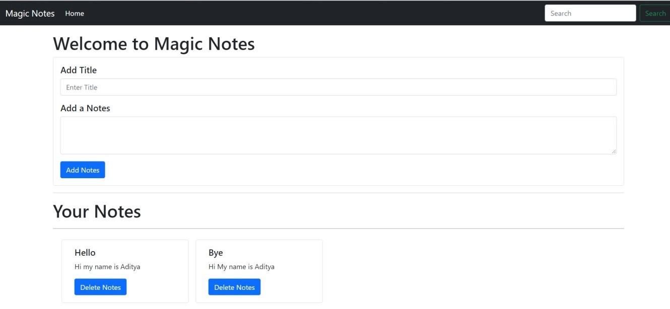 GitHub - aditya-gupta89/Magic_Note: Magic_Note is web page where you ...