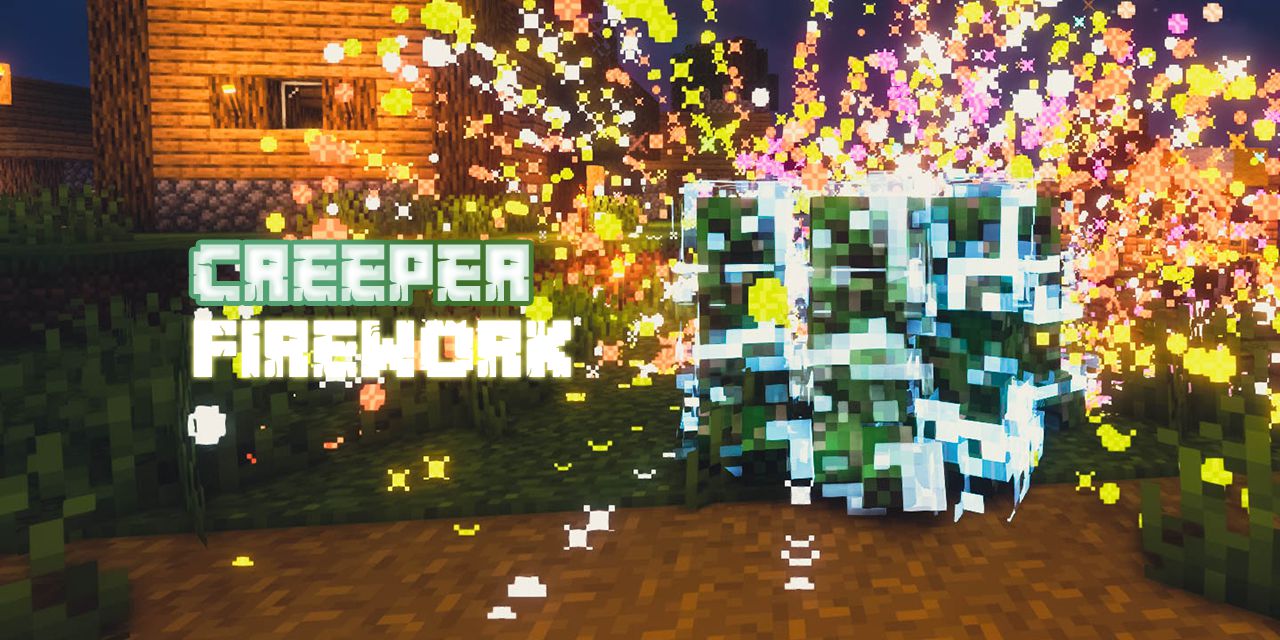 GitHub - DragonsPlusMinecraft/CreeperFirework: Creeper explodes into ...