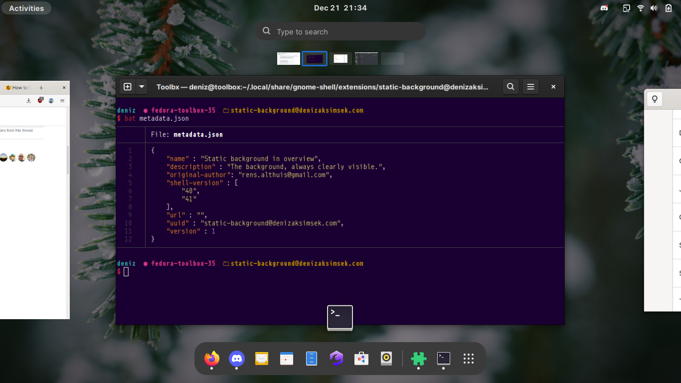 GitHub - dz4k/gnome-static-background: A GNOME extension to keep the ...