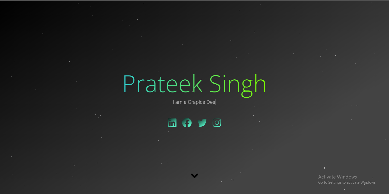 GitHub - devxprite/dark-portfolio: Dark theme based Responsive ...