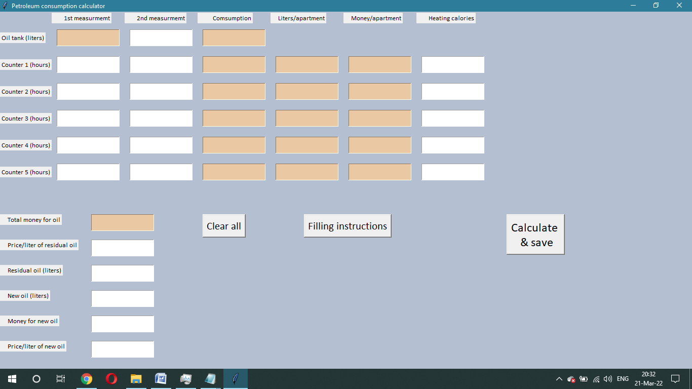 GitHub kostaskonstantatos/Oilconsumptioncalculator Calculates the