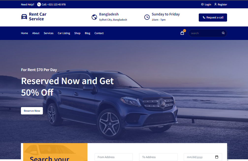 GitHub codingwithmuhib/CarRentalBookingsite Car Rental Booking