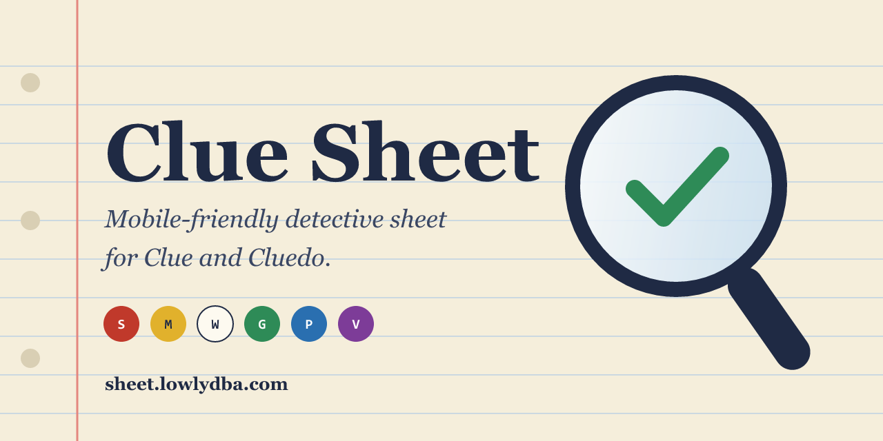 clue-sheet