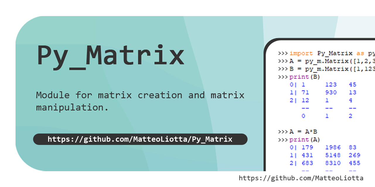 Py_Matrix