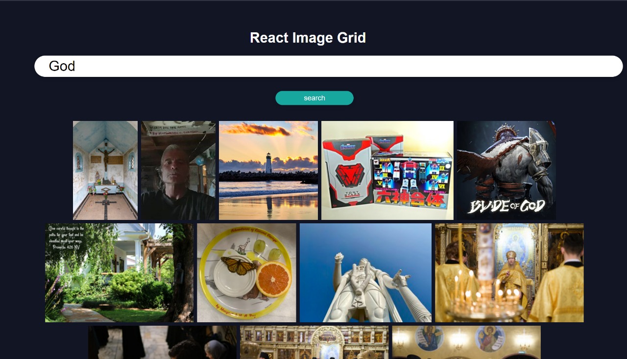 react-image-grid-flickr-api