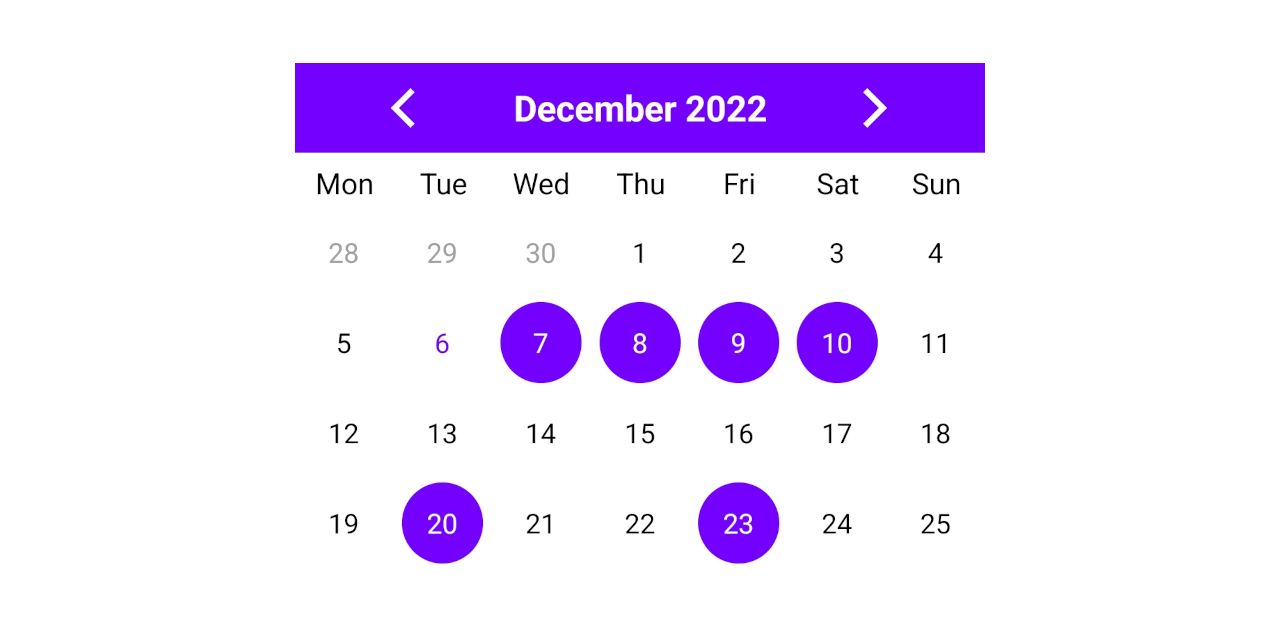 xcalendar