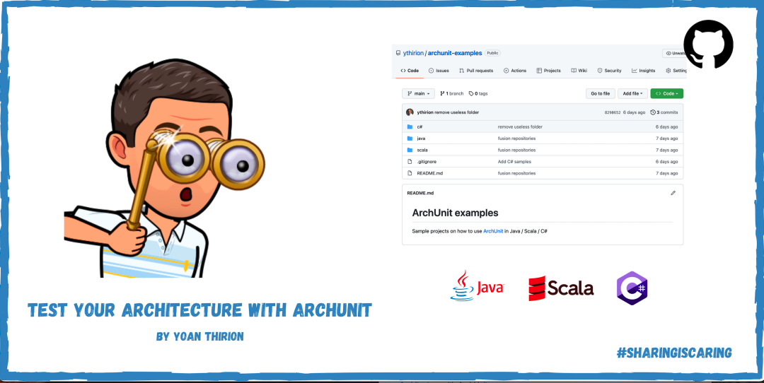 GitHub ythirion/archunitexamples