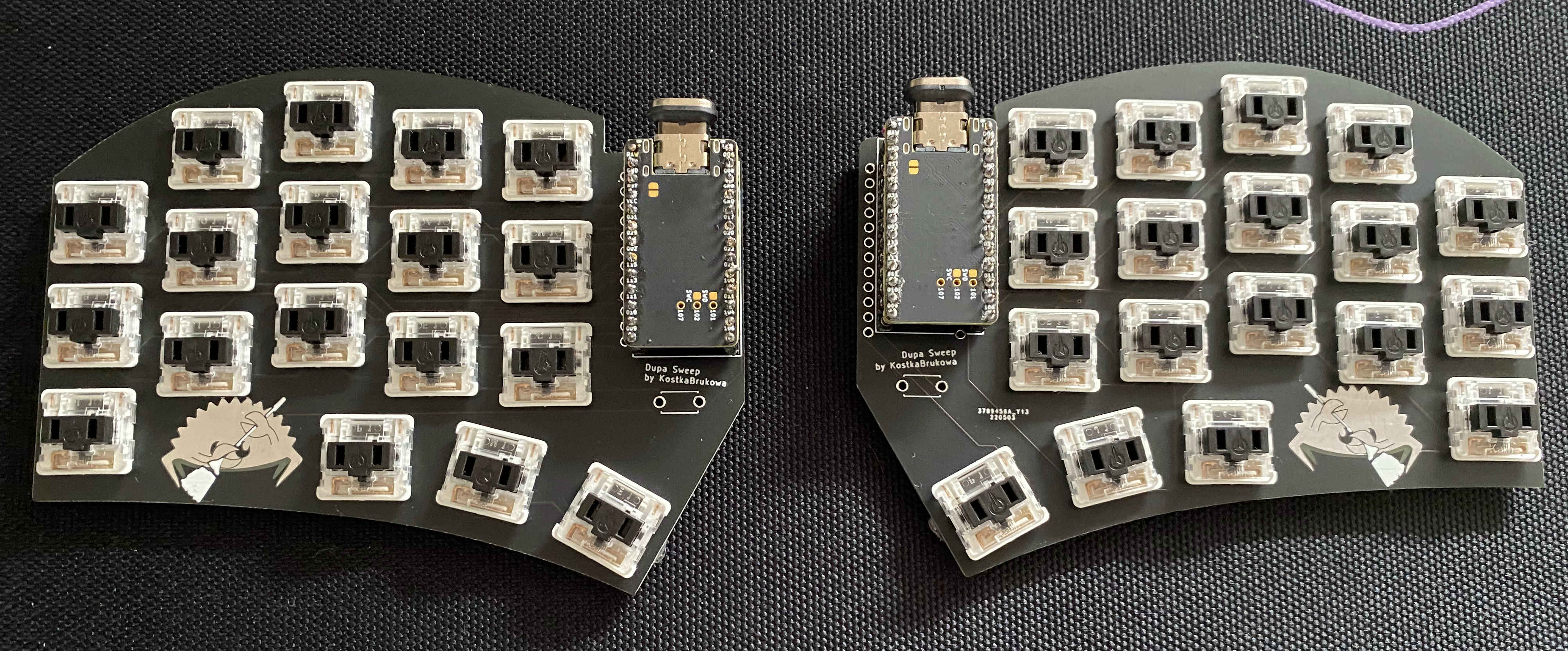 GitHub KostkaBrukowa/DupaSweep Sweep Like keyboard with extra thumb