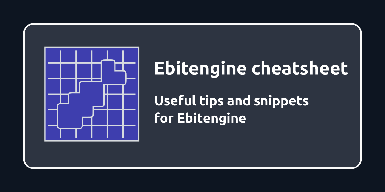 ebitengine-cheatsheet