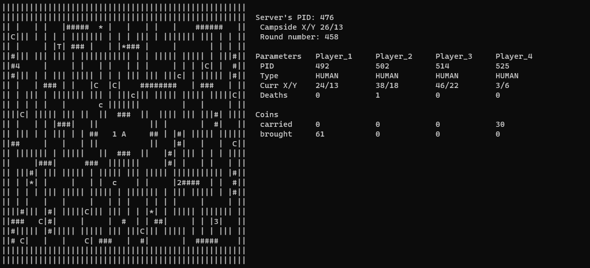 GitHub dragssvd/PUCSimpleMultithreadedGame University assignment
