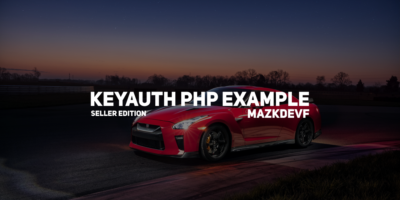 KeyAuth-PHP-Example-SellerAPI