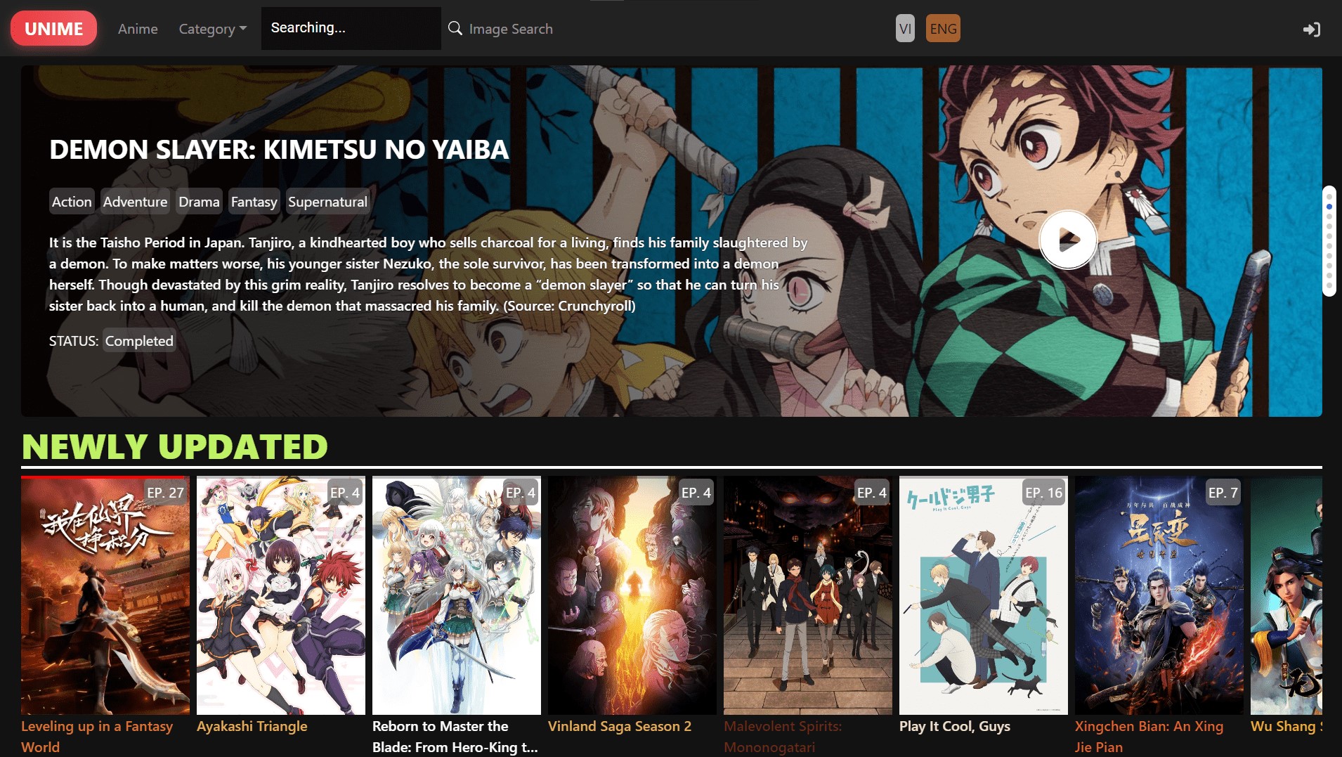 GitHub - ErickLimaS/anime-website: AniProject - Projeto de um site de animes,  mangas e filmes, feito em React e TypeScript.