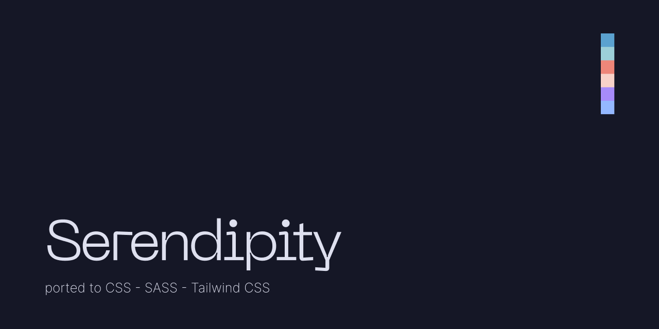 GitHub SerendipityTheme/colorpalette Color palette in different