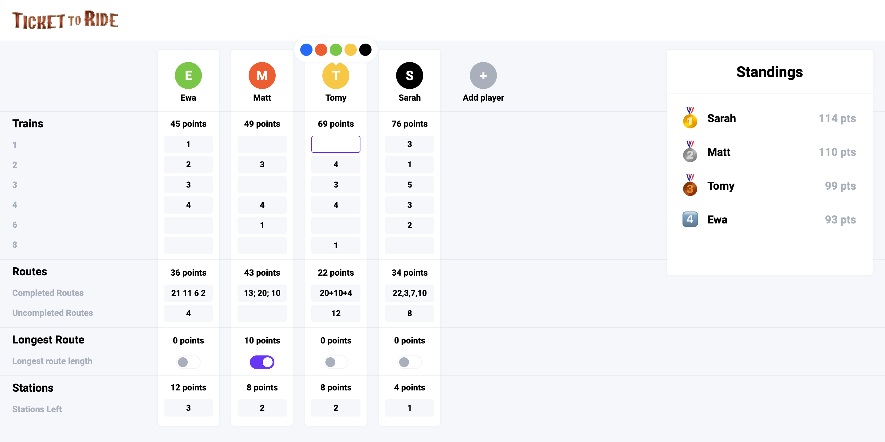 github-ewaczajka-ticket-to-ride-app-to-calculate-the-score-of-board