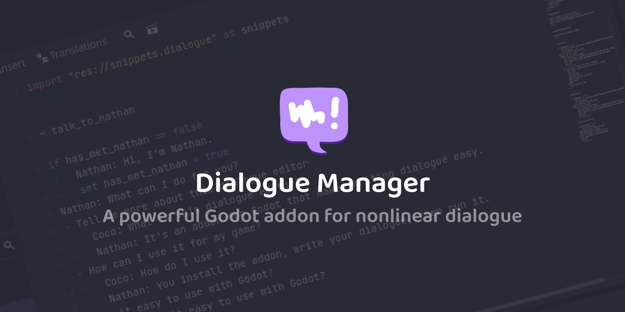 nathanhoad/godot_dialogue_manager