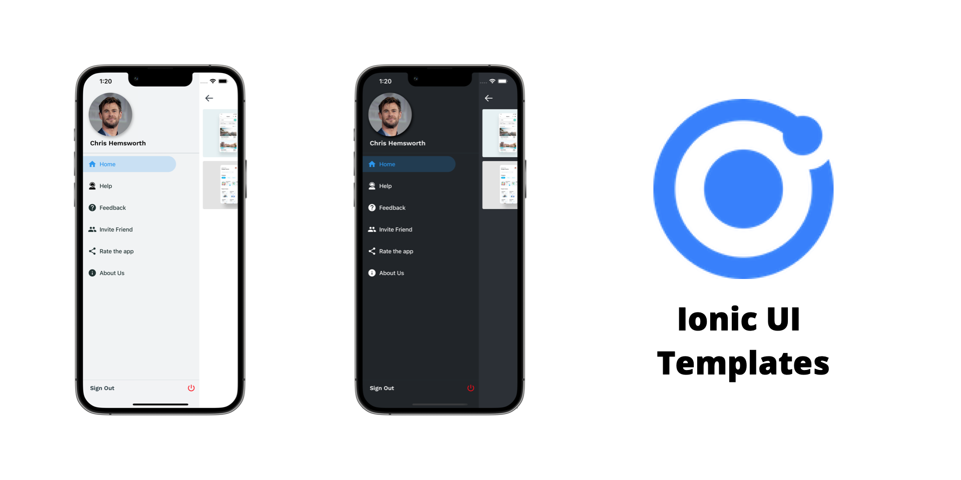 ionic-ui-templates