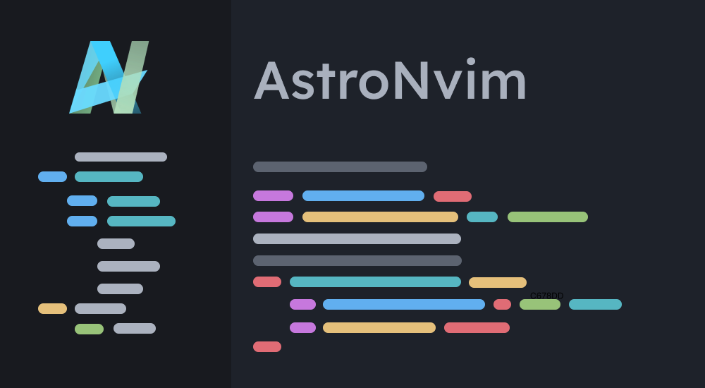 GitHub - AstroNvim/AstroNvim: AstroNvim is an aesthetic and feature-rich neovim config that is extensible and easy to use with a great set of plugins