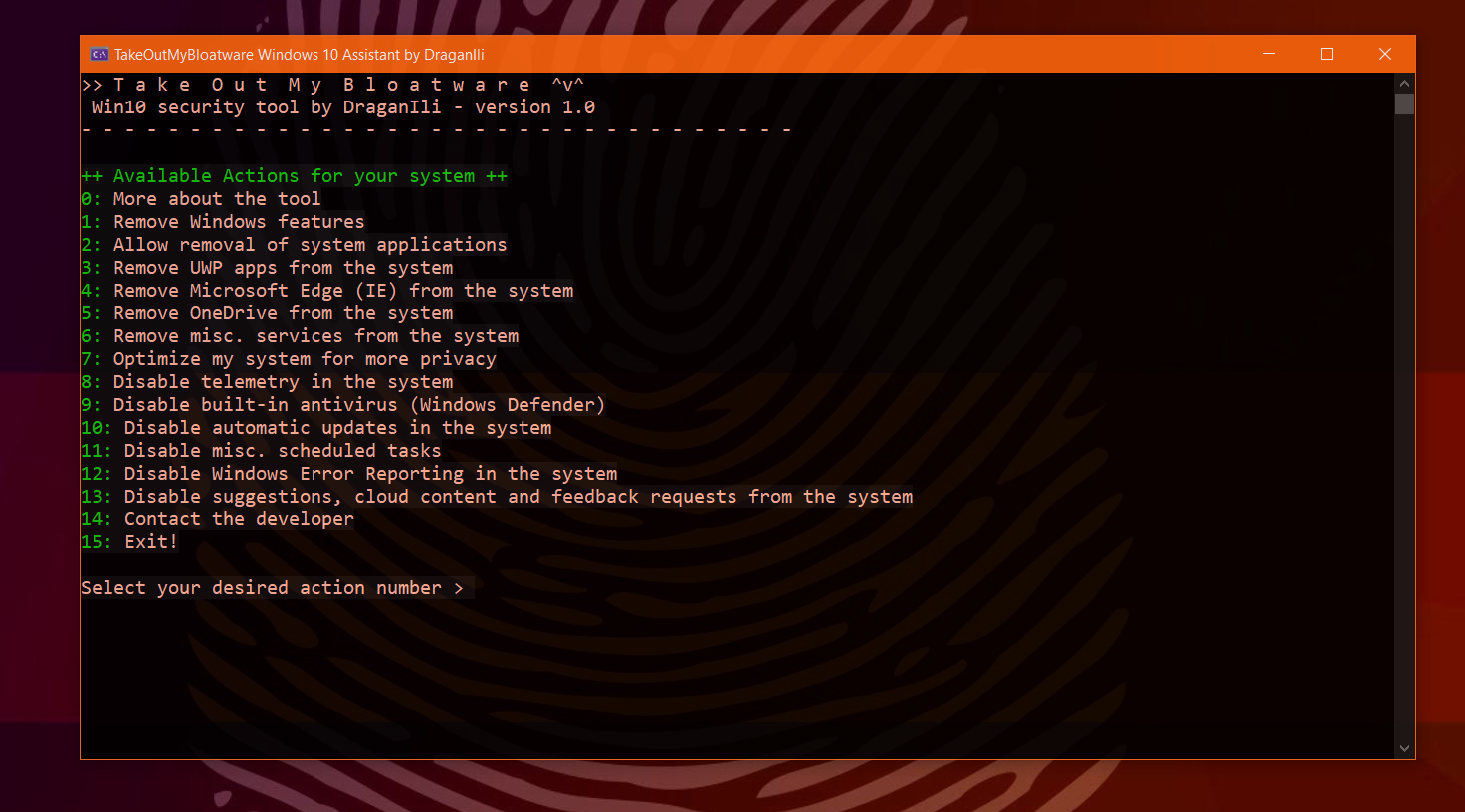 GitHub - draganili/TakeOutMyBloatware: TakeOutMyBloatware is a complete ...