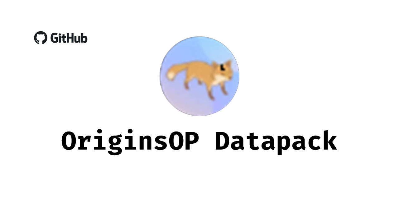 GitHub - RandomPuzzle/OriginsOP: Just a place to back it up.