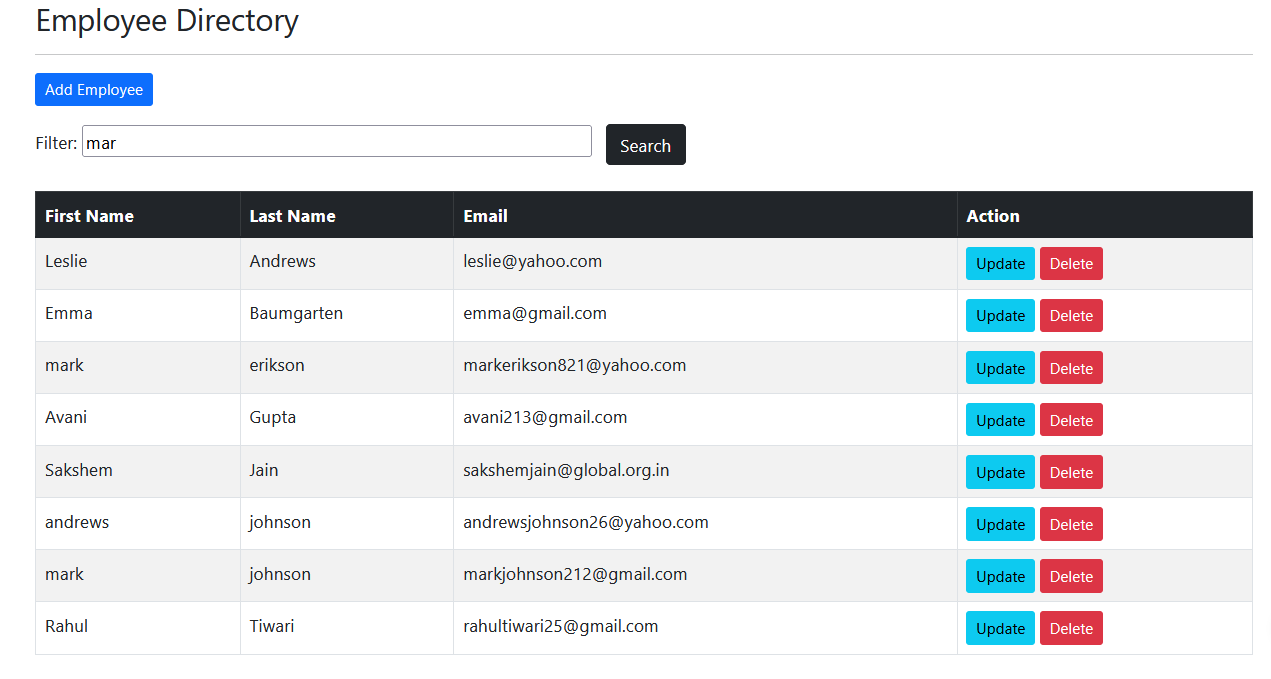 GitHub - Sakshem/employee-record-manager