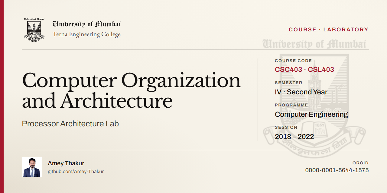 COMPUTER-ORGANIZATION-AND-ARCHITECTURE-AND-PROCESSOR-ARCHITECTURE-LAB