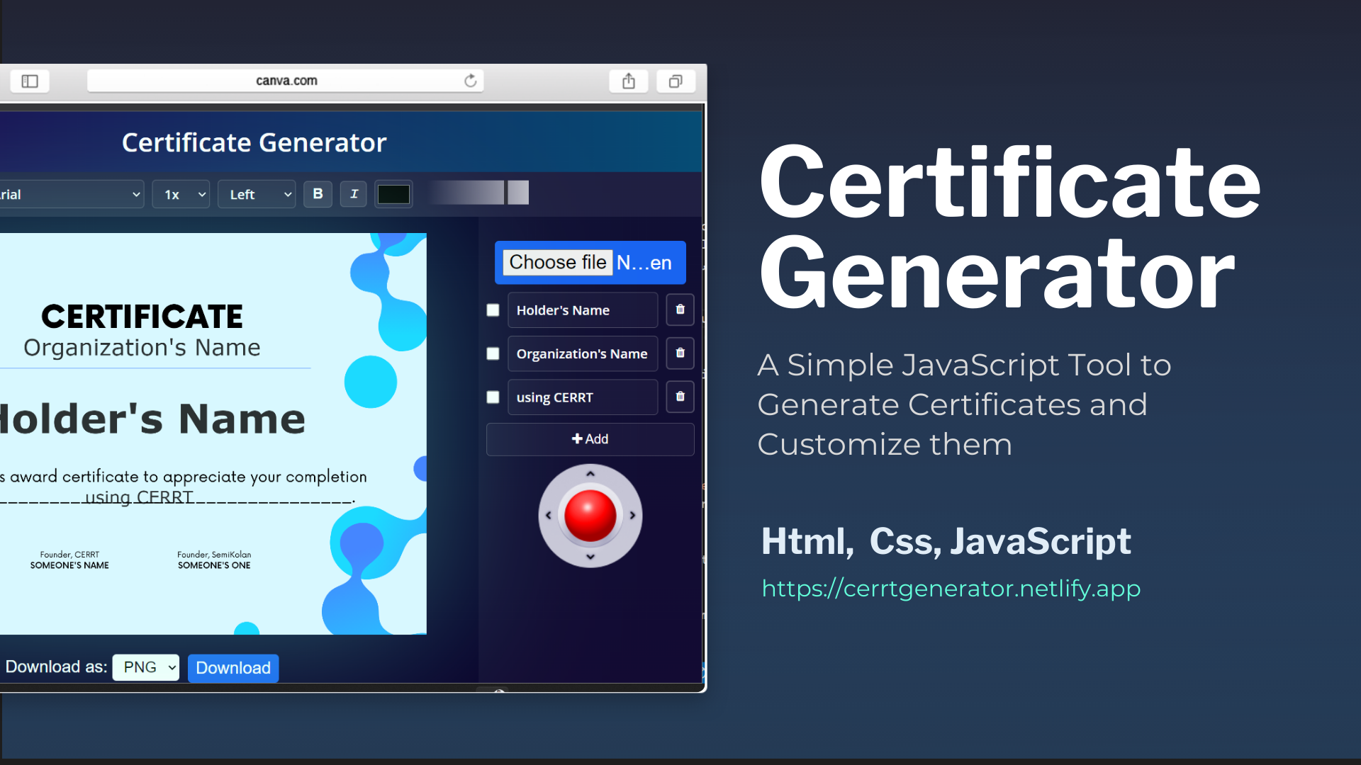 Certificate-Generator