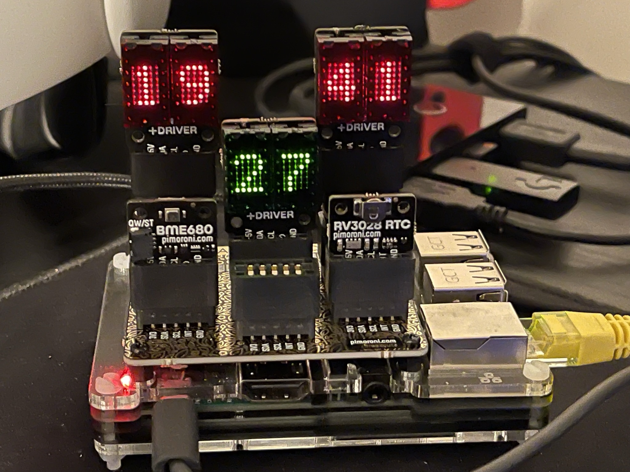 GitHub HUM24H/PIClock Raspberry Pi Clock