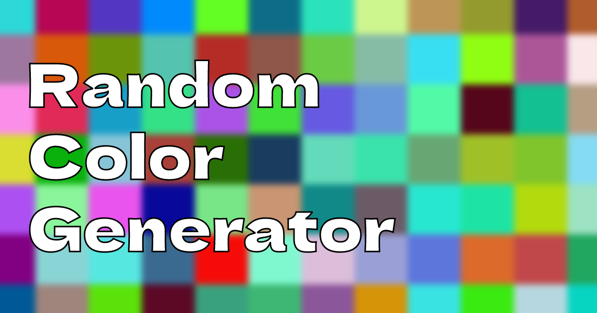 GitHub A color generator based on