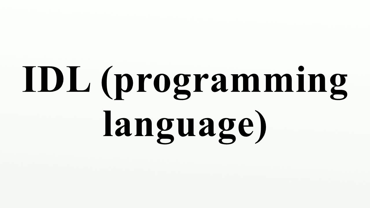 SNU_2D_ProgrammingTools_IDE_IDL