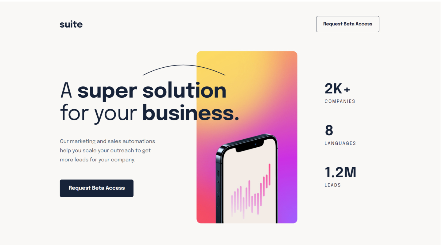 GitHub - vanderms/frontend-mentor-suite-landing-page: Frontend Mentor ...
