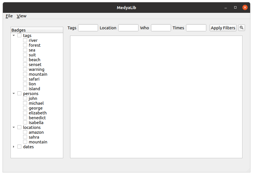GitHub - enderbas/MedyaLib: Media management application