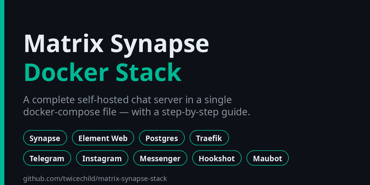 matrix-synapse-stack
