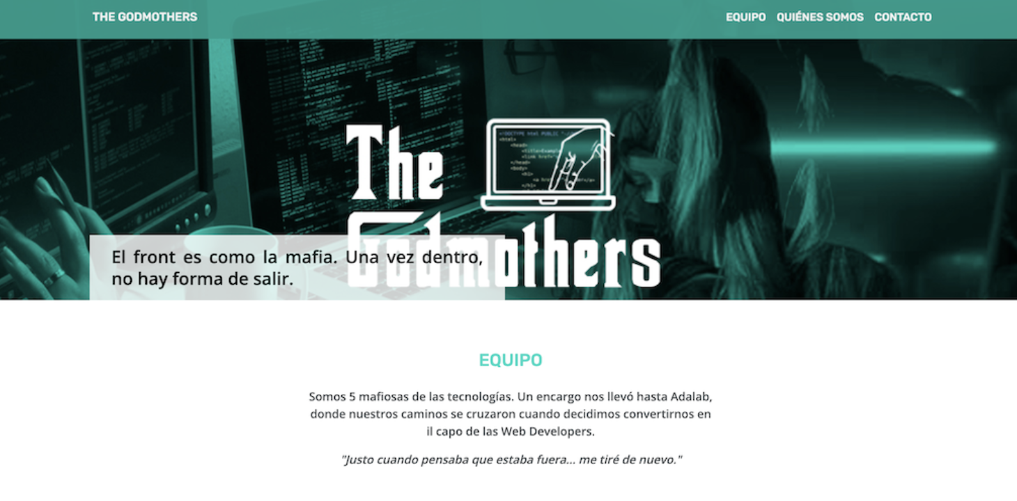 Godmothers-Team-Project-HTML-CSS-SASS