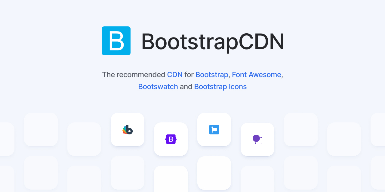 jsdelivr/bootstrapcdn