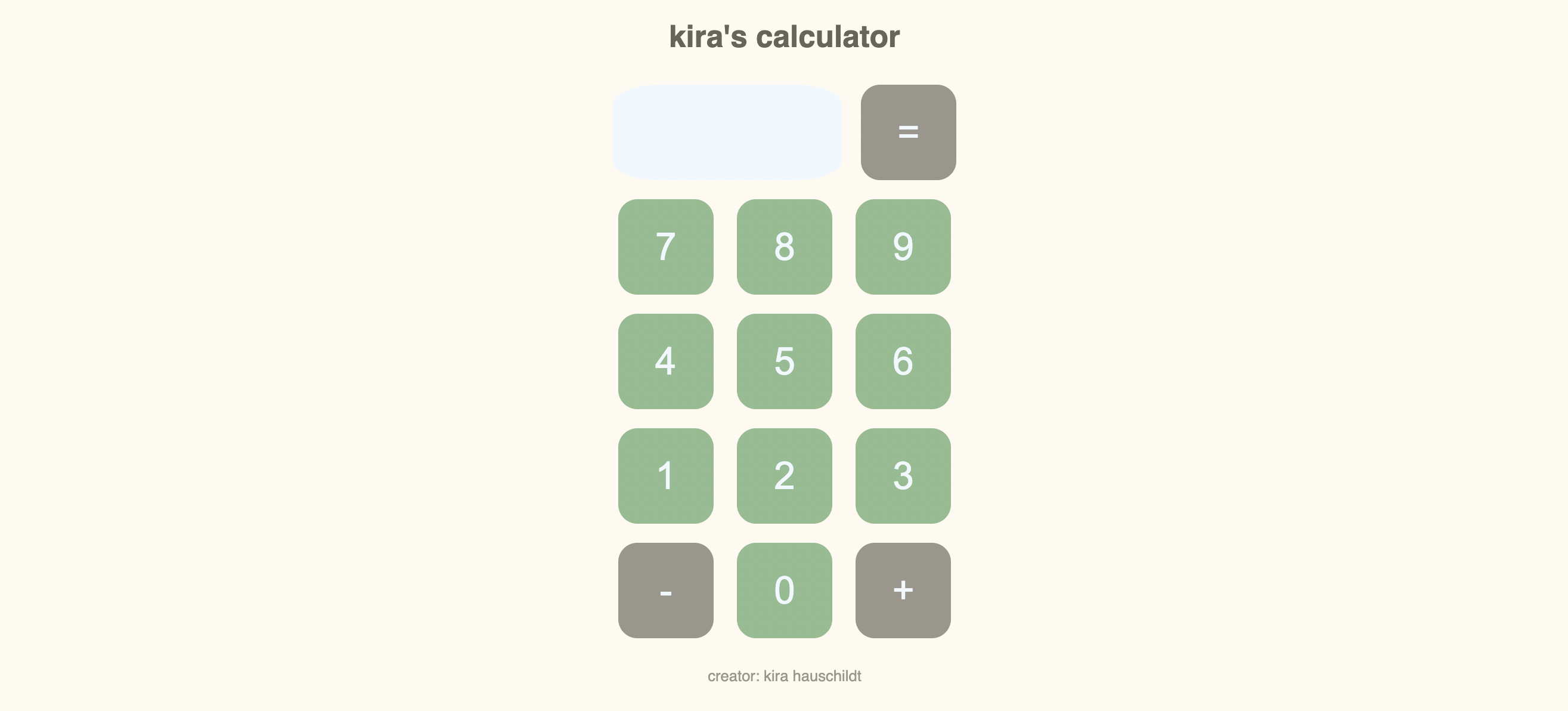 GitHub - kira-rabea/calculator: This is my calculator. It can add and ...