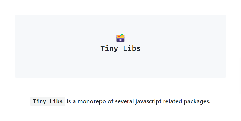 arthurfiorette/tinylibs