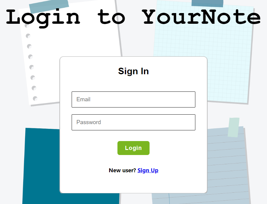 GitHub - Maitrey1111/YourNote: Authentication-enabled Auto-save Notepad ...