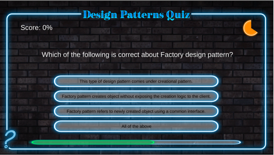GitHub - ordrukman/Quiz-Master---Design-Patterns: A Quiz Game that ...