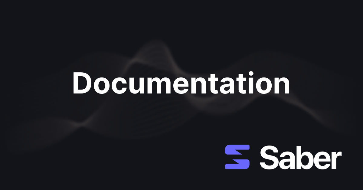 GitHub - saber-hq/docs: Saber official documentation. · GitHub