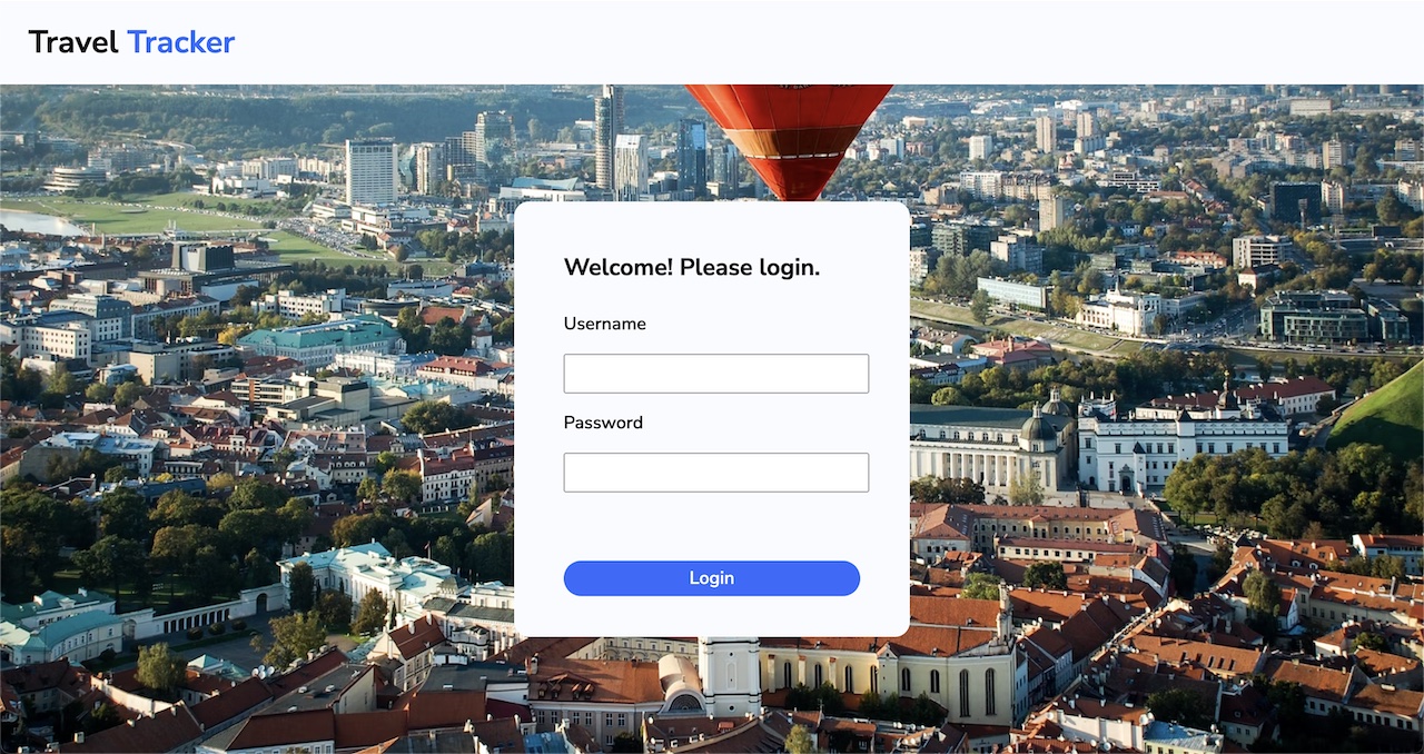 GitHub - kmewrd/travel-tracker: Final solo project built during Mod 2 ...