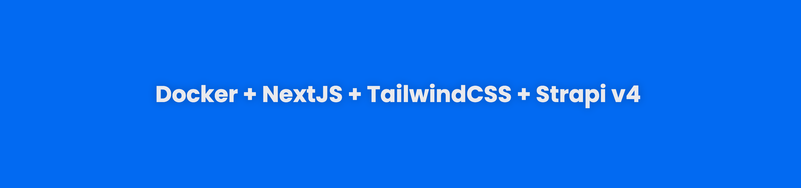 docker-nextjs-strapi-starter Tailwind Templates
