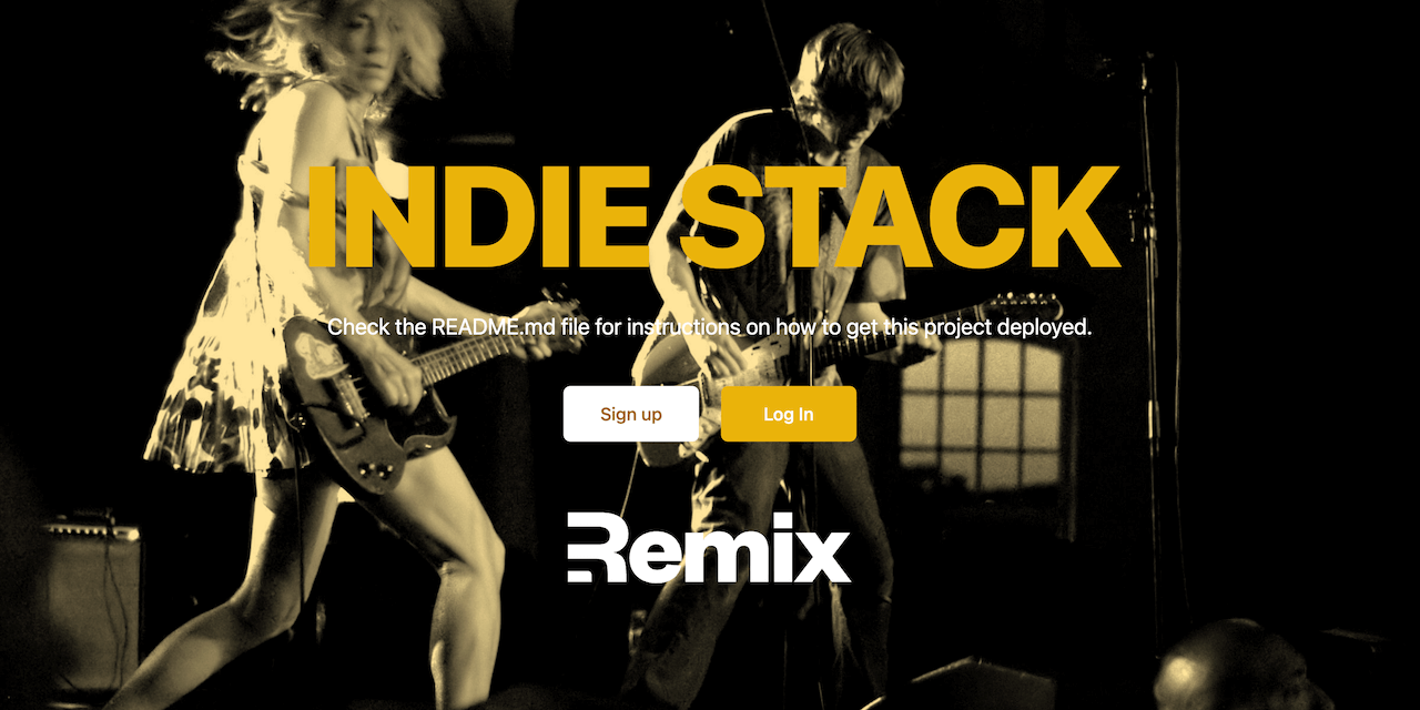 The Remix Indie Stack