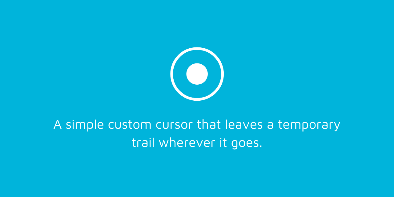 How to Make a Custom Mouse Cursor with Text Hover and Trail