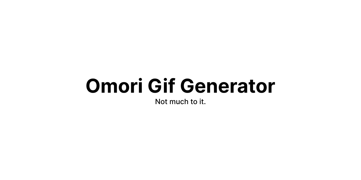 omori-gif-generator