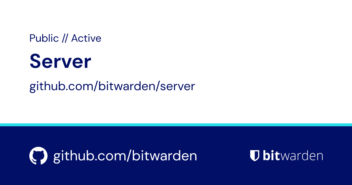 Issues · bitwarden/server · GitHub