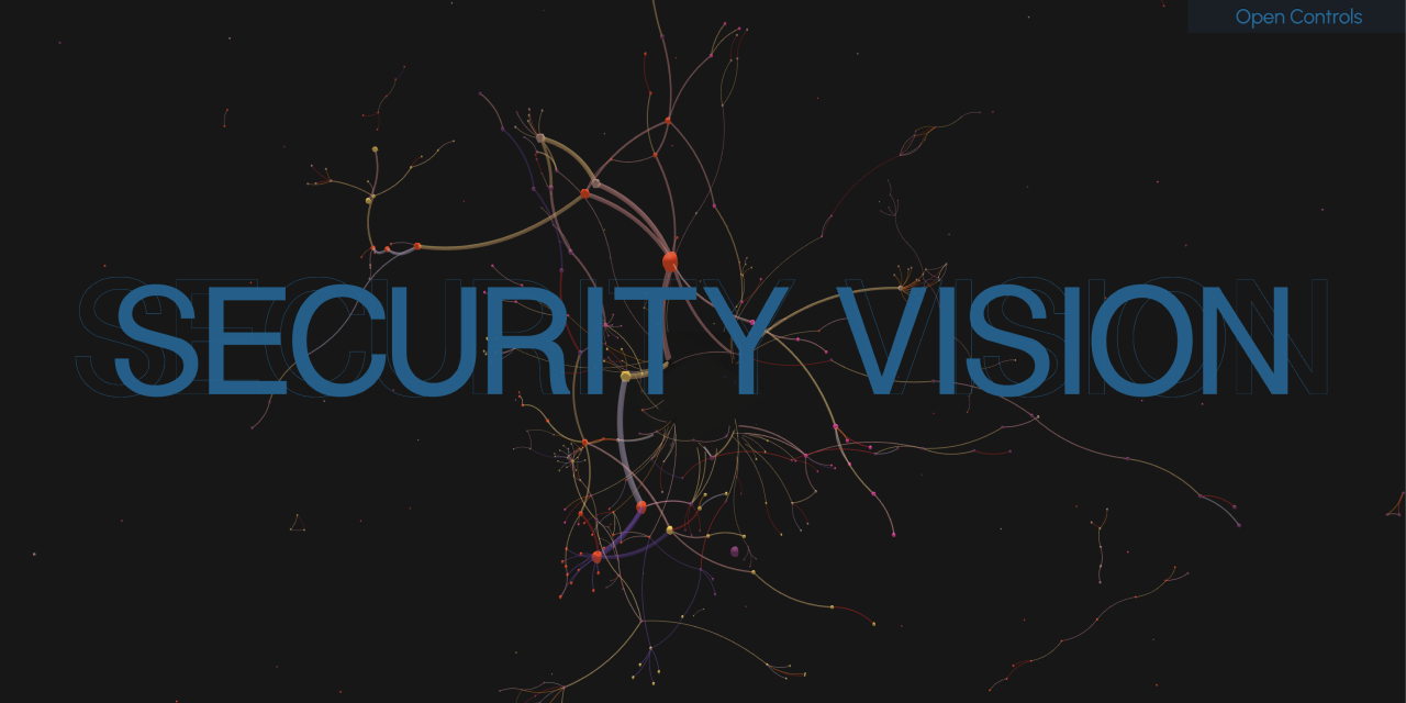 GitHub radicaldataproject/securityvision3d A 3D network
