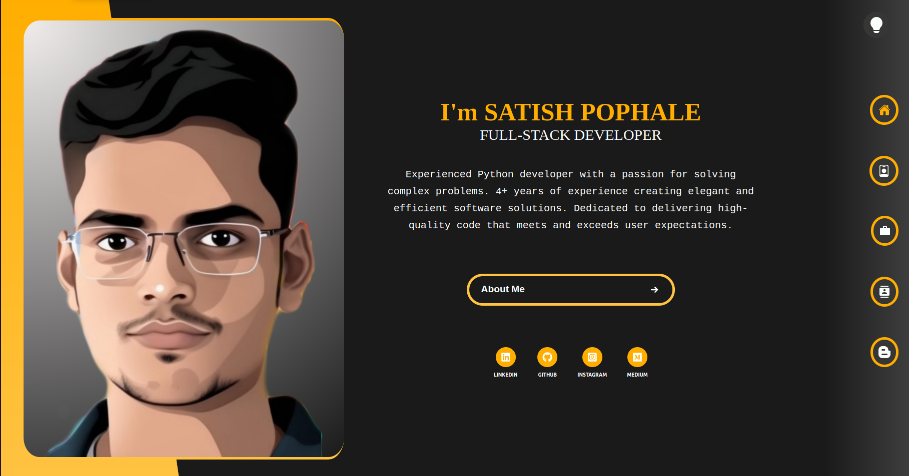 GitHub - sattyapatil/Portfolio2023: This is a personal portfolio ...