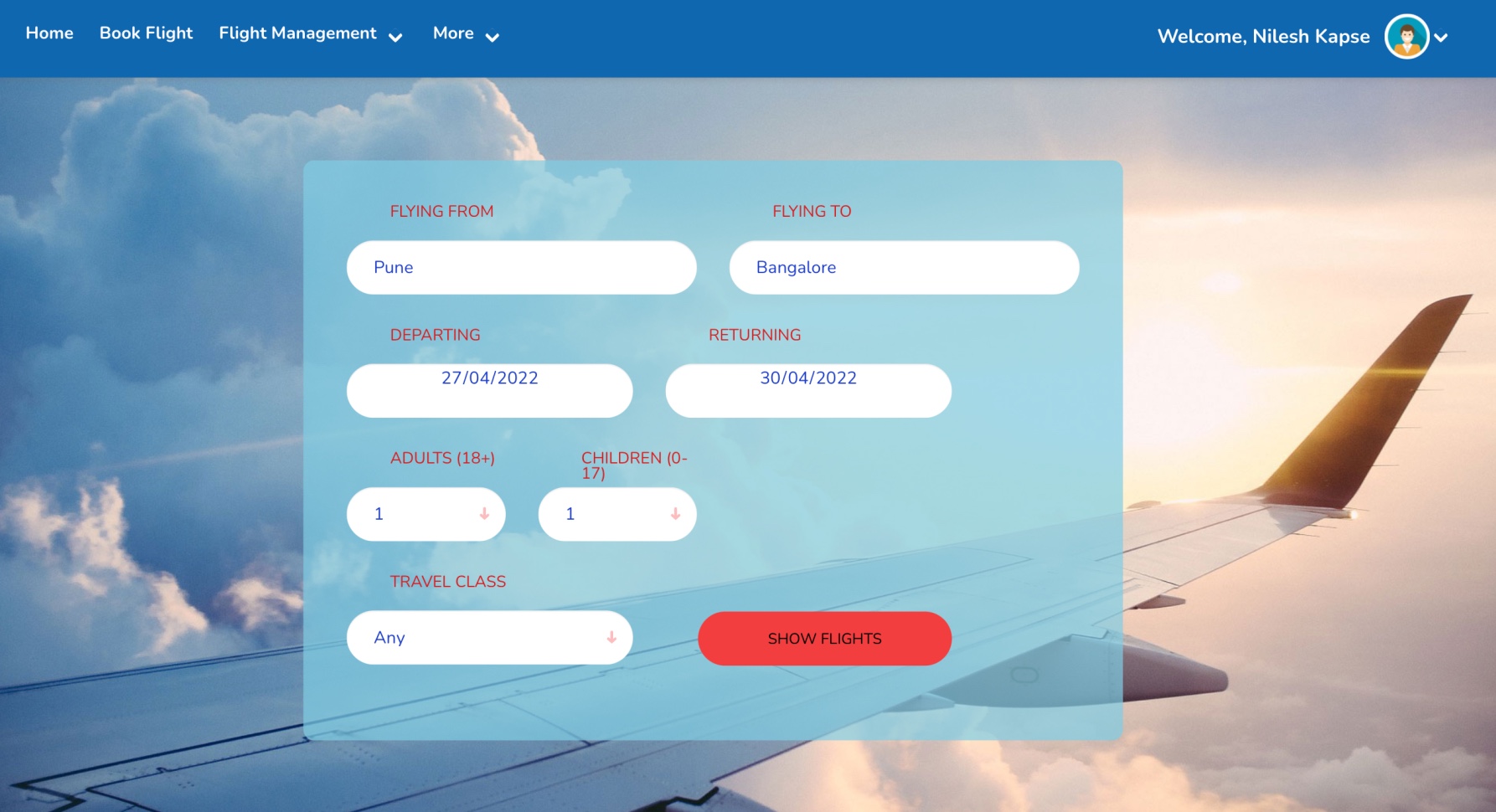 Flight-Booking-Reservation-System