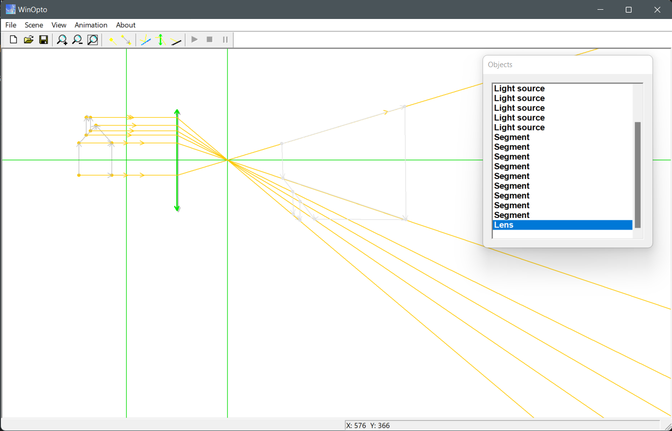 GitHub - dainiak/winopto: Software tool for learning elementary ray optics
