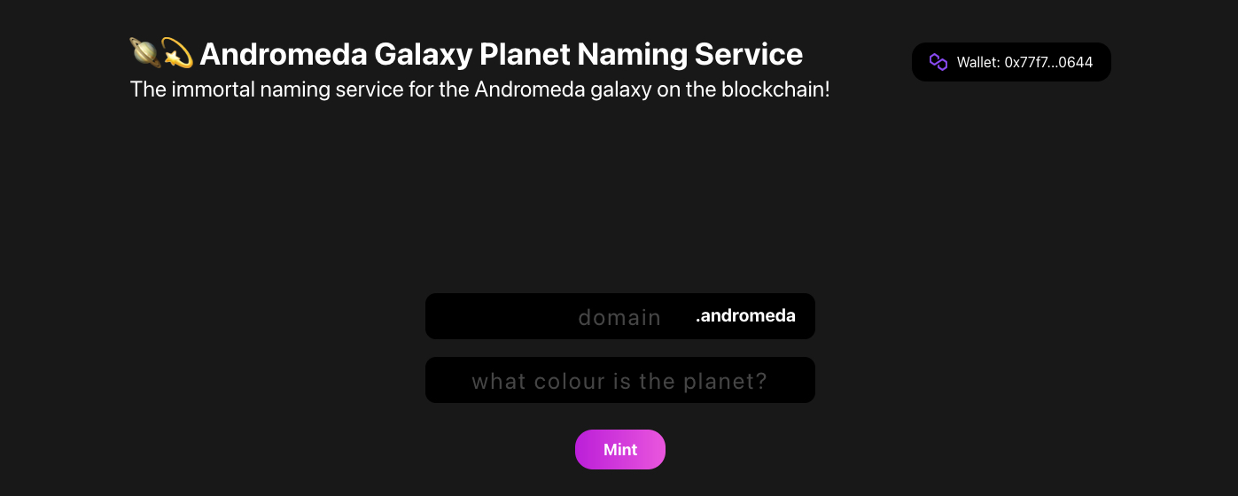 GitHub - andy-shearer/andromeda-naming-service: Naming Service project ...